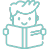 Pictogramme enfant non lecteur