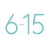 icône contenant les nombres suivants : 6 et 15 (de 6 à 15 ans)